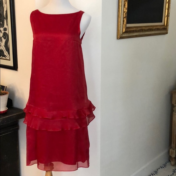 paule ka red dress
